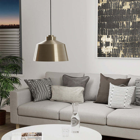 Lampadario-Moderno-Sud-1-Luce-Acciaio-Oro-E-Bianco