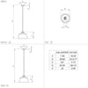 Lampadario-Moderno-Sud-1-Luce-Acciaio-Oro-E-Bianco