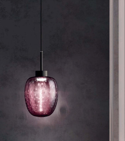 Lampadario-moderno-Sylcom-APHROS-0702-LED-vetro-soffiato-sospensione