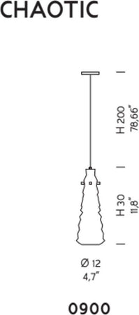 Lampadario-moderno-Sylcom-CHAOTIC-0900-LUX-E14-LED-vetro-murano-sospensione