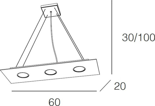 Lampadario-moderno-Top-Light-AREA-1127-S3-R+2-Gx53-LED-biemissione-metallo-sospensione
