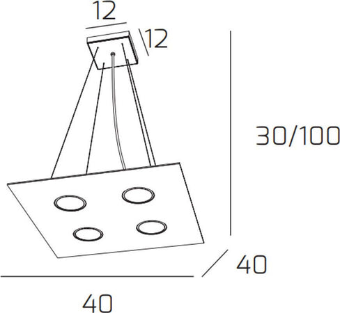 Lampadario-moderno-Top-Light-AREA-1127-S4-Gx53-LED-monoemissione-metallo-sospensione