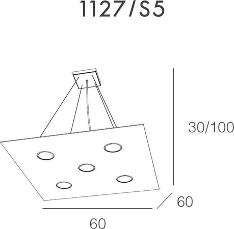 Lampadario-moderno-Top-Light-AREA-1127-S5-Gx53-LED-monoemissione-metallo-sospensione