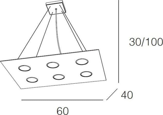 Lampadario-moderno-Top-Light-AREA-1127-S6-R-Gx53-LED-monoemissione-metallo-sospensione