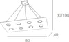 Lampadario-moderno-Top-Light-AREA-1127-S8-R+3-Gx53-LED-biemissione-metallo-sospensione