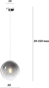 Lampadario-moderno-Top-Light-BIG-ECLIPSE-1194-BI-S20-FU-E27-LED-vetro-soffiato-lampada-soffitto-sfera-globo