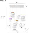 Lampadario-moderno-Top-Light-DRUM-1192-BI-S7-RMIX-BO-LED-3000°K-dimmerabile-lampada-soffitto-modulo-led-integrato