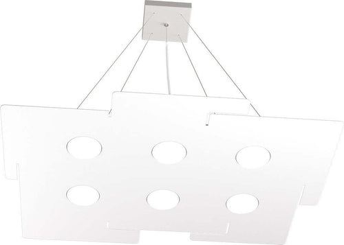 Lampadario-moderno-Top-Light-ECHO-1161-S6-GX53-LED-metallo-bianco-sospensione