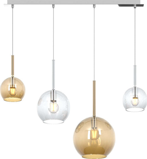 Lampadario-moderno-Top-Light-FUTURE-1155-CR-S4-RMIX-TA-E27-LED-vetro-pirex-soffiato-lampada-soffitto