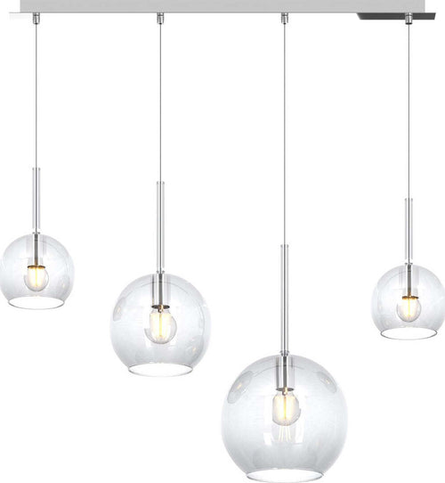 Lampadario-moderno-Top-Light-FUTURE-1155-CR-S4-RMIX-TR-E27-LED-vetro-pirex-soffiato-lampada-soffitto