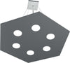 Lampadario-moderno-Top-Light-HEXAGON-1142-SG+1-GX53-LED-metallo-sospensione