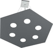 Lampadario-moderno-Top-Light-HEXAGON-1142-SG+1-GX53-LED-metallo-sospensione
