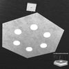Lampadario-moderno-Top-Light-HEXAGON-1142-SG+1-GX53-LED-metallo-sospensione