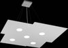 Lampadario-moderno-Top-Light-PLATE-1129-S5+2-Gx53-LED-metallo-biemissione-sospensione