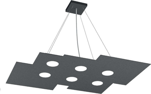 Lampadario-moderno-Top-Light-PLATE-1129-S6-R-Gx53-LED-metallo-monoemissione-sospensione