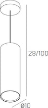 Lampadario-moderno-Top-light-SHAPE-1143-S25-GX53-LED-metallo-sospensione