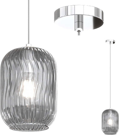 Lampadario-moderno-Top-Light-TENDER-1181-CR-S1-E27-LED-vetro-sospensione