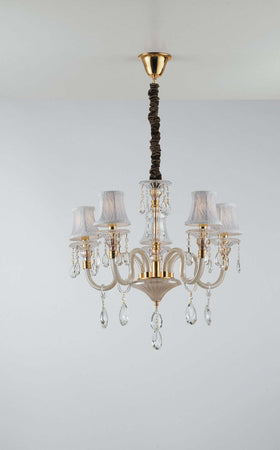 Lampadario Monet Oro 5Xe14 63X58Cm Illuminazione/Illuminazione per interni/Lampadari lampade a sospensione e plafoniere/Lampadari Led Mall Home - Napoli, Commerciovirtuoso.it