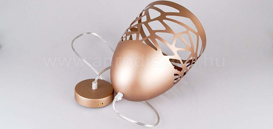 LAMPADARIO PENDENTE A SOSPENSIONE COLORE ORO CHAMPAGNE STILE ELEGANTE VT-7200  Trade Shop italia - Napoli, Commerciovirtuoso.it