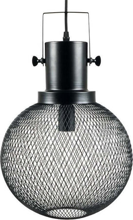 LAMPADARIO PENDENTE LAMPADA A SOSPENSIONE A FORMA DI GLOBO COLORE NERO VT-7332  Trade Shop italia - Napoli, Commerciovirtuoso.it