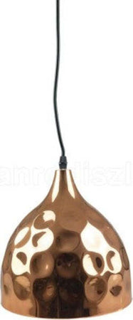 Lampadario-Pendente-Lampada-A-Sospensione-In-Metallo-Cono-Oro-Rosa-Rame-Vt-8230
