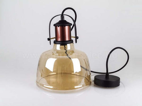 Lampadario Pendente Lampada A Sospensione In Vetro Vintage Colore Ambra Vt-7220 Illuminazione/Illuminazione per interni/Lampadari lampade a sospensione e plafoniere/Lampade a sospensione Trade Shop italia - Napoli, Commerciovirtuoso.it