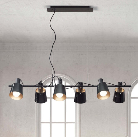 Lampadario-Perenz-MEGAFONO-6806N-E27-LED-orientabile-lampada-sospensione