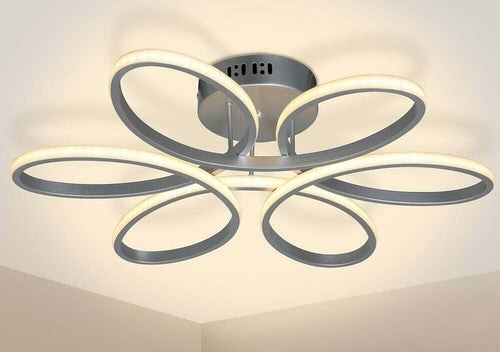 Lampadario Plafoniera 48w Luce Bianco Caldo 3000k 2580lm Design Fiore Moderno Casa, arredamento e bricolage > Illuminazione da interno > Lampadari Trade Shop italia - Napoli, Commerciovirtuoso.it