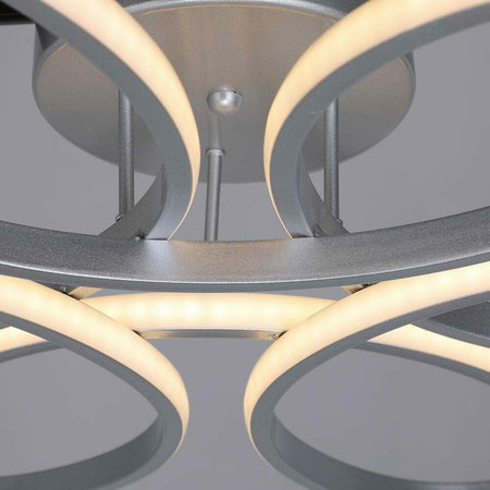 Lampadario Plafoniera 48w Luce Bianco Caldo 3000k 2580lm Design Fiore Moderno Casa, arredamento e bricolage > Illuminazione da interno > Lampadari Trade Shop italia - Napoli, Commerciovirtuoso.it