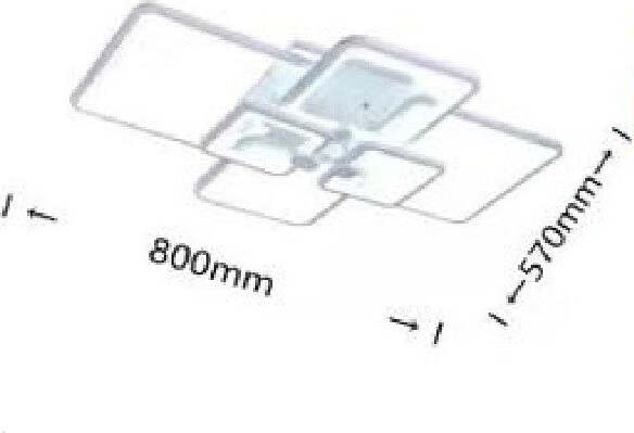 Lampadario Plafoniera Con Quadrati Lampada Da Soffitto Led Design Moderno C26-b Casa, arredamento e bricolage > Illuminazione da interno > Plafoniere per interno > Lampadari Trade Shop italia - Napoli, Commerciovirtuoso.it