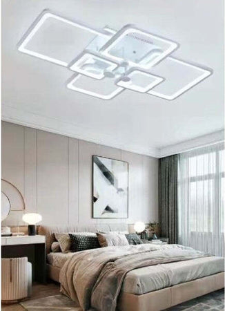 Lampadario Plafoniera Con Quadrati Lampada Da Soffitto Led Design Moderno C26-b Illuminazione/Illuminazione per interni/Lampadari lampade a sospensione e plafoniere/Lampadari Trade Shop italia - Napoli, Commerciovirtuoso.it