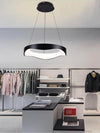 Lampadario-Plafoniera-Led-A-Onda-38-W-3-Colori-Luce-Bianca-Calda-Naturale-Nero-Universo