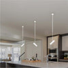 Lampadario-Portafaretto-A-Sospensione-Cilindro-Gu10-Asta-Regolabile-Bianco-209b