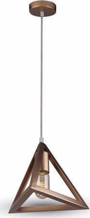 LAMPADARIO PORTALAMPADA PENDENTE LAMPADA A SOSPENSIONE COLORE ORO VT-7141  Trade Shop italia - Napoli, Commerciovirtuoso.it