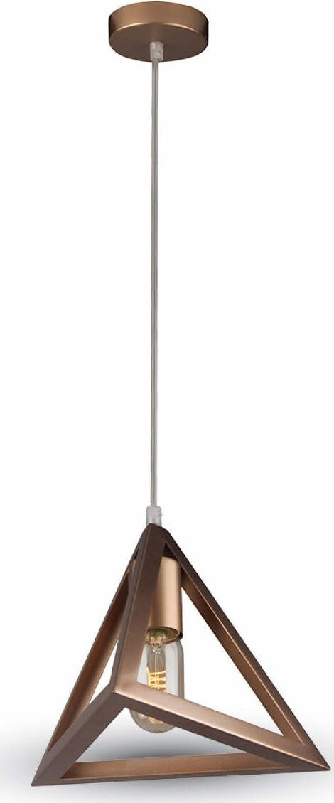 LAMPADARIO PORTALAMPADA PENDENTE LAMPADA A SOSPENSIONE COLORE ORO VT-7141  Trade Shop italia - Napoli, Commerciovirtuoso.it