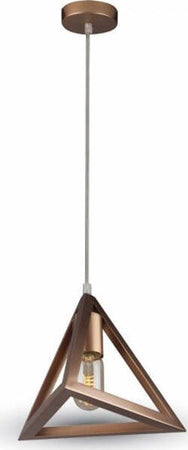 Lampadario Portalampada Pendente Lampada A Sospensione Colore Oro Vt-7141 Illuminazione/Illuminazione per interni/Lampadari lampade a sospensione e plafoniere/Lampade a sospensione Trade Shop italia - Napoli, Commerciovirtuoso.it