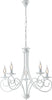Lampadario-Provenzale-Candelabro-Alma-5-Luci-Ferro-Battuto-Bianco-Shabby