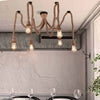 Lampadario Ragno Sospensione 6 Corde Portalampada E27 Lampada Country Retro B59-6 Casa, arredamento e bricolage > Illuminazione da interno > Lampadari Trade Shop italia - Napoli, Commerciovirtuoso.it