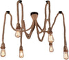 Lampadario Ragno Sospensione 6 Corde Portalampada E27 Lampada Country Retro B59-6 Casa, arredamento e bricolage > Illuminazione da interno > Lampadari Trade Shop italia - Napoli, Commerciovirtuoso.it