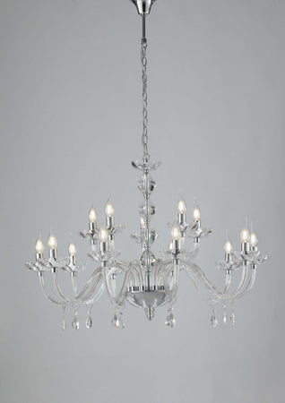 Lampadario Riflesso Cromo 15Xe14 96X67Cm Illuminazione/Illuminazione per interni/Lampadari lampade a sospensione e plafoniere/Lampadari Led Mall Home - Napoli, Commerciovirtuoso.it