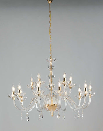 Lampadario Riflesso Oro 15Xe14 96X67Cm Illuminazione/Illuminazione per interni/Lampadari lampade a sospensione e plafoniere/Lampadari Led Mall Home - Napoli, Commerciovirtuoso.it