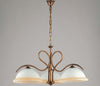 Lampadario-Rustico-3-Luci-Ferro-Battuto-Bronzo-e-Vetro-Serie-Miranda