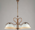 Lampadario-Rustico-3-Luci-Ferro-Battuto-Bronzo-e-Vetro-Serie-Miranda
