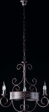 Lampadario-Rustico-Baltimora-Nero-Ruggine---Corten-3-Luci-E14