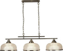 Lampadario-Rustico-Bistrot-Ii-Acciaio-Ottone-Vetro-Trasparente-3-Luci-E27