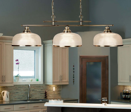 Lampadario-Rustico-Bistrot-Ii-Acciaio-Ottone-Vetro-Trasparente-3-Luci-E27