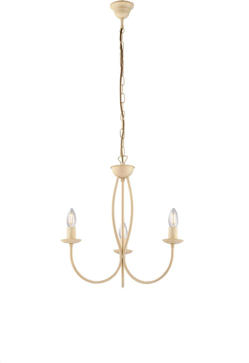 Lampadario-Rustico-Botte-3-Luci-In-Ferro-Battuto-Decapè-Avorio