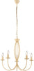 Lampadario-Rustico-Botte-5-Luci-In-Ferro-Battuto-Decapè-Avorio