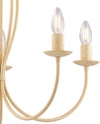Lampadario-Rustico-Botte-5-Luci-In-Ferro-Battuto-Decapè-Avorio