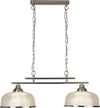 Lampadario-Rustico-Country-Bistrot-Ii-Acciaio-Argento-Vetro-2-Luci-E27